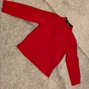 Red boys size 4T turtle neck.